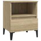 vidaXL Bedside Cabinet Sonoma Oak 40X35X50 Cm