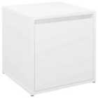 vidaXL Box Drawer White 40.5X40X40 Cm Engineered Wood