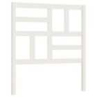 vidaXL Bed Headboard White 81X4X104 Cm Solid Wood Pine