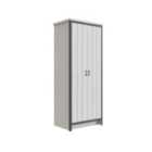 GFW Boston 2 Door Wardrobe White