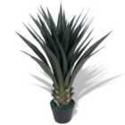 Vidaxl Artificial Yucca Plant With Pot 85 Cm Green