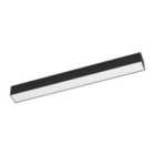 EGLO SALITTA Black LED Extended Surface-Mounted Light, 58cm