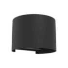 EGLO CALPINO 3 Outdoor Wall Light, Black