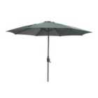 Maze Capri 3.5M Round Parasol / Oil Green