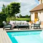 Maze New York 3 Seat Sofa Set / Dove Grey