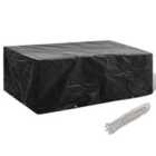 vidaXL Garden Furniture Cover 8 Eyelets 200 X 160 X 70cm