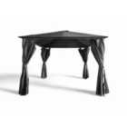 Royalcraft Titan 2.5mx2.5m Galvanised steel gazebo grey complete