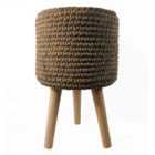 Leaf 53cm x 32cm Seagrass Style Composite Large Planter