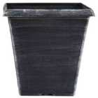 Garden Gear Biscotti Square Silver 23cm Pot