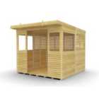 DIY Sheds 8 x 8 BBQ/Outdoor Kitchen Shelter