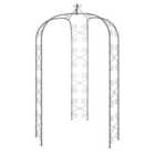 vidaXL Garden Arch Black ?180x255 cm Steel