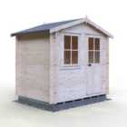 Shire Avesbury 8 ft x 6 ft 19 mm Log Cabin