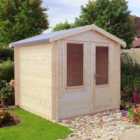 Shire Peckover 8 ft x 8 ft Log Cabin