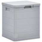 vidaXL Garden Storage Box 90 L Light Grey
