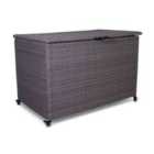 Royalcraft CHARCOAL KD Weave Cushion Storage Box 510L