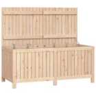 vidaXL Garden Storage Box 147x68x64 cm Solid Wood Pine