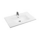 Limoge® 4001A Ceramic 76Cm Thin-edge Inset Basin With Scooped Bowl