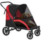PawHut Easy Folding Pet Stroller for Large Dogs, Black