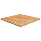 Vidaxl Square Table Top Light Brown 50X50X1.5Cm Treated Solid Wood Oak