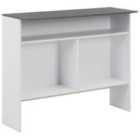 Vidaxl Bar Table With 2 Table Tops White And Grey 130X40X120 Cm