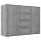 Vidaxl Sideboard Grey Sonoma 88X30X65 Cm Engineered Wood