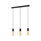 Eglo Pozueta Black Linear Pendant Light