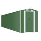 vidaXL Garden Shed Green 192x938x223 cm Galvanised Steel
