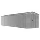 vidaXL Garden Shed Light Grey 191x895x198 cm Galvanised Steel