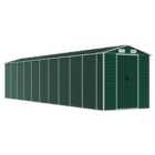 vidaXL Garden Shed Green 191x895x198 cm Galvanised Steel