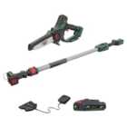 Webb Eco 20V Cordless 15cm Pruning Saw with Extension Pole with 2.0Ah Battery & Charger