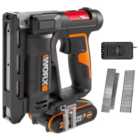 Worx WX843 20V Max Crown Stapler with 1 x 2.0Ah