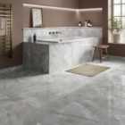 Wickes Onyx Grey Ice Polished Porcelain Wall & Floor Tile - 600 x 300mm
