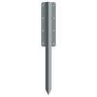 FENCEMATE Galvanised Double Sleeper Pin Straight Bracket - 750 x 2mm