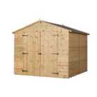 Empire 9500 Premier Apex Shed Double Door 8x10ft Wooden Garden Shed