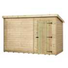 Empire 1000 Pent 8x6ft Wooden Garden Shed Door Right
