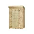 Empire 1000 Pent 4x3ft Wooden Garden Shedsingle Door