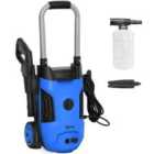 Outsunny 1800W Power Washer 150 Bar Pressure with Adjustable Nozzle, Blue