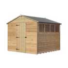 Empire 9200 Premier Apex Shed Windows 8x8ft Wooden Garden Shed