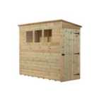 Empire 2600 Pent 7x3ft Wooden Garden Shed Door Right Side Panel