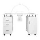 Monstershop Professional Manicure Table & LED Half Moon Lamp