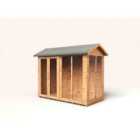 Empire Apex Summerhouse 4x8ft Wooden Garden Shed Double Door