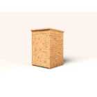 Empire Modular Pent 4x4ft Wooden Garden Shed Single Door No Windows