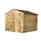 Empire 9500 8x8ft Premier Wooden Garden Shed Apex Shed Double Door