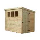 Empire 2500 Pent 6x6ft Wooden Garden Shed Door Right Side Panel