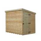 Empire 2000 Pent 5x4ft Wooden Garden Shed Door Right Side Panel