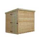 Empire 2000 Pent 7x4ft Wooden Garden Shed Door Le Side Panel