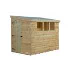 Empire 3000 Pent 6x4ft Wooden Garden Shed Door Le Side Panel
