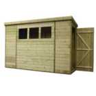 Empire 2600 Pent 14x3ft Wooden Garden Shed Door Right Side Panel