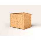 Empire Modular Pent 8x6ft Wooden Garden Shed Single Door No Windows