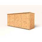 Empire Modular Pent 14x4ft Wooden Garden Shed Double Door